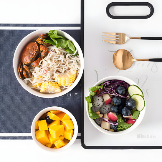 Metal Tupperware Set - 3 Pcs	